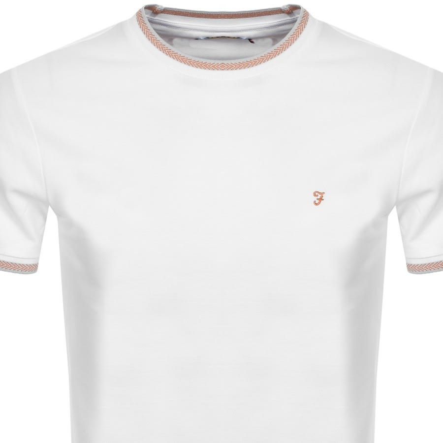 Alternative Image for ProductFarah Vintage Beatnik Stripe T Shirt White2